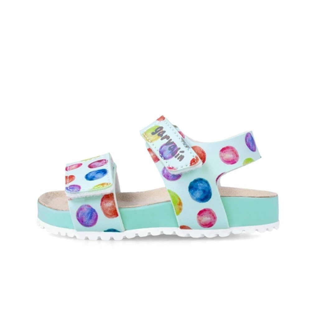 Sandale din piele pentru copii Garvalin, ocean